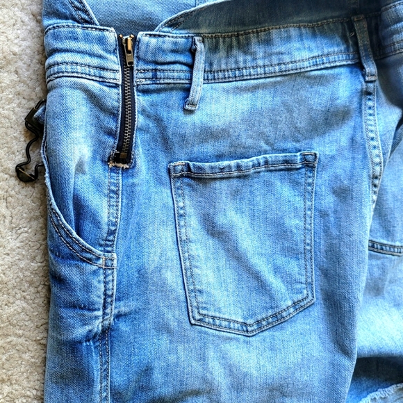 Gap Short Denim Overalls Size XS - Picture 9 of 14